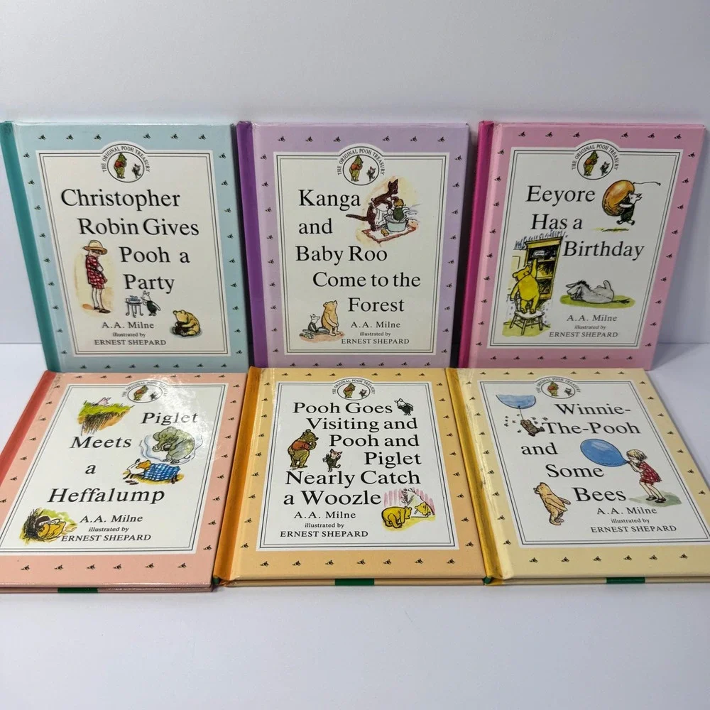 Winnie the Pooh 6 Book Box Set A.A. Milne BP Special Edition Dutton Hardcover